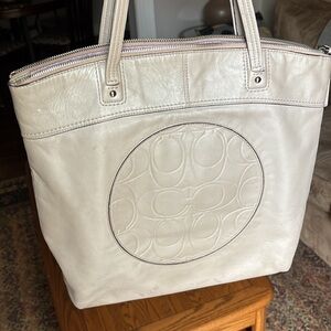 Coach Cream Women's Tote bag